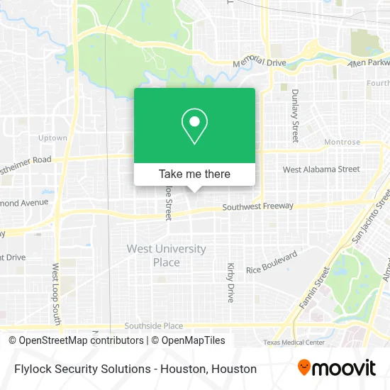 Flylock Security Solutions - Houston map