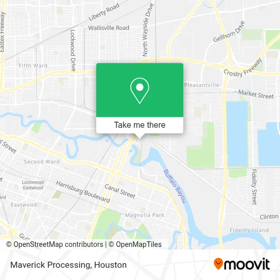 Maverick Processing map