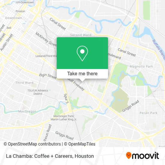 La Chamba: Coffee + Careers map