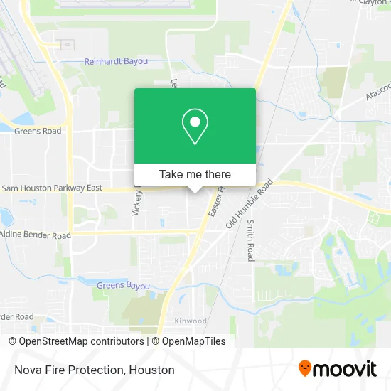 Nova Fire Protection map