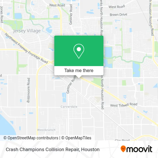Crash Champions Collision Repair map