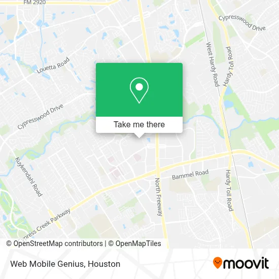 Web Mobile Genius map
