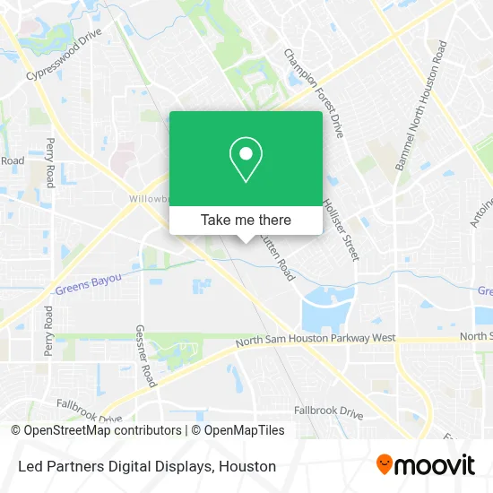 Led Partners Digital Displays map