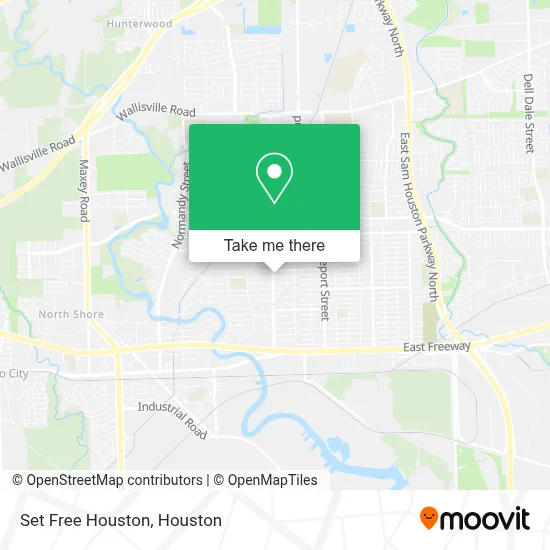 Set Free Houston map