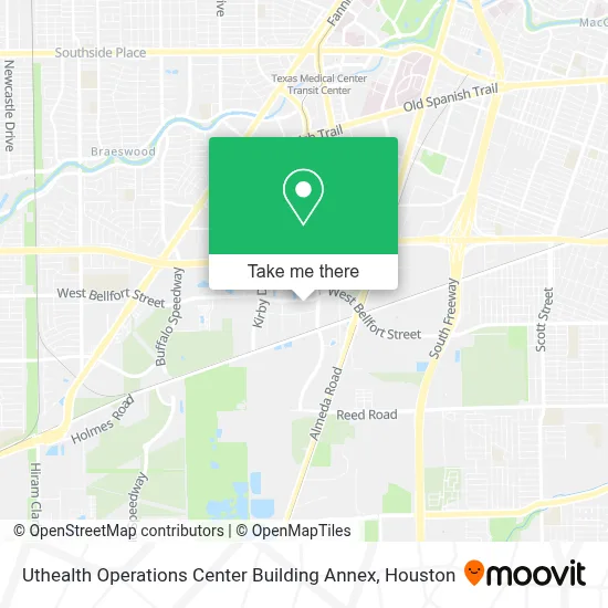 Uthealth Operations Center Building Annex map