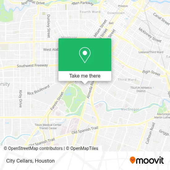 City Cellars map