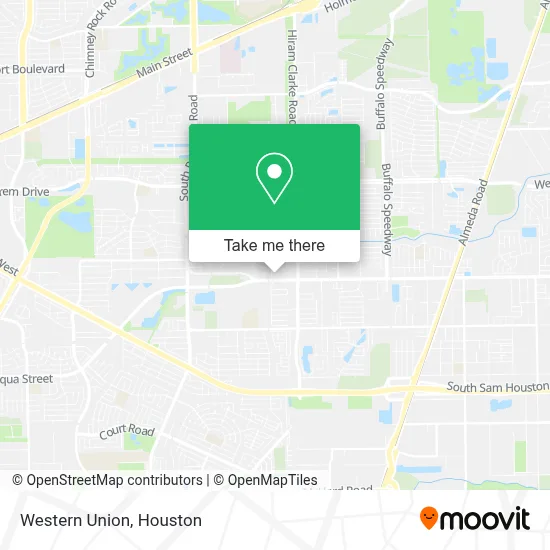 Western Union map