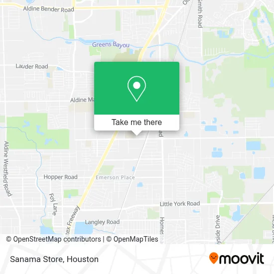 Sanama Store map