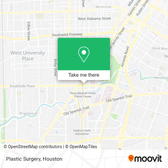 Plastic Surgery map