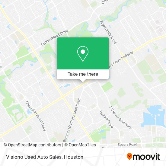 Visiono Used Auto Sales map