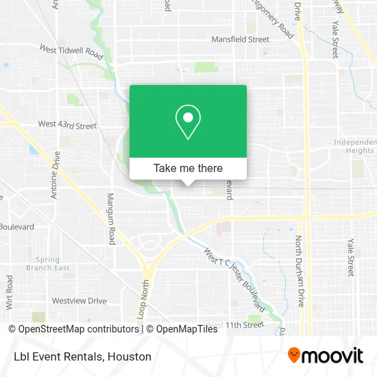 Lbl Event Rentals map