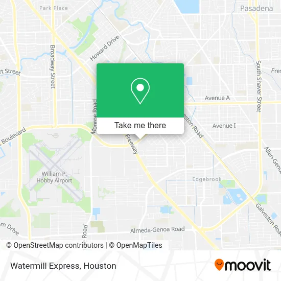 Watermill Express map