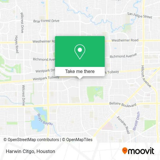 Harwin Citgo map