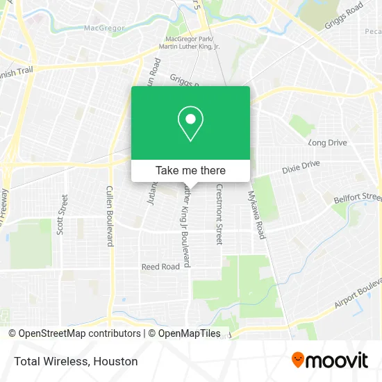 Total Wireless map