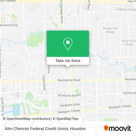 Atm Chevron Federal Credit Union map
