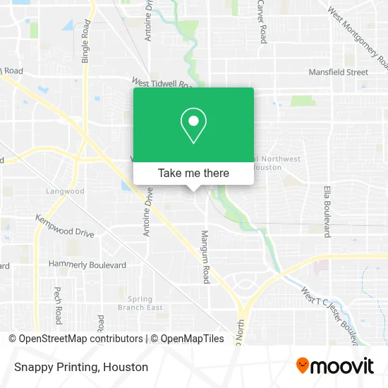 Snappy Printing map