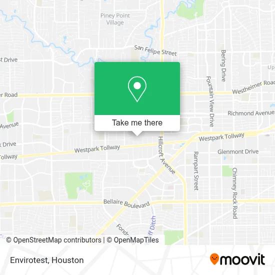 Envirotest map