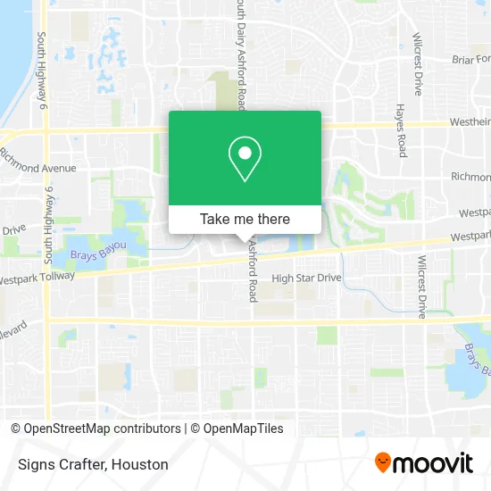Signs Crafter map