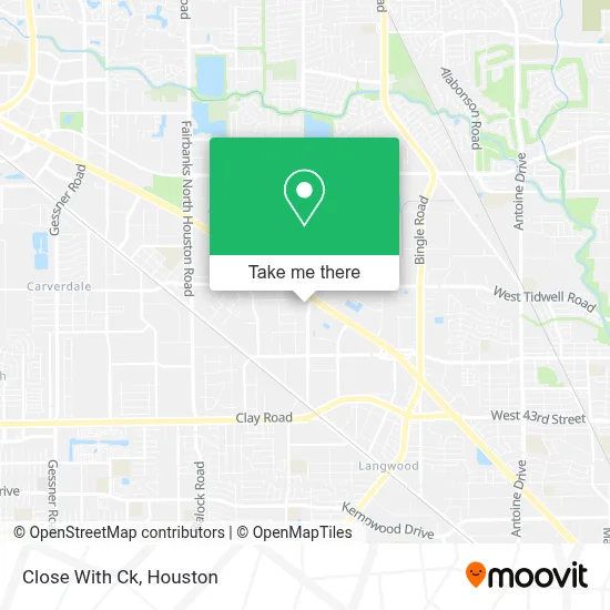 Close With Ck map