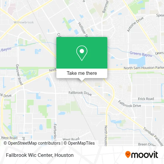 Fallbrook Wic Center map
