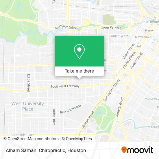 Alham Samani Chiropractic map