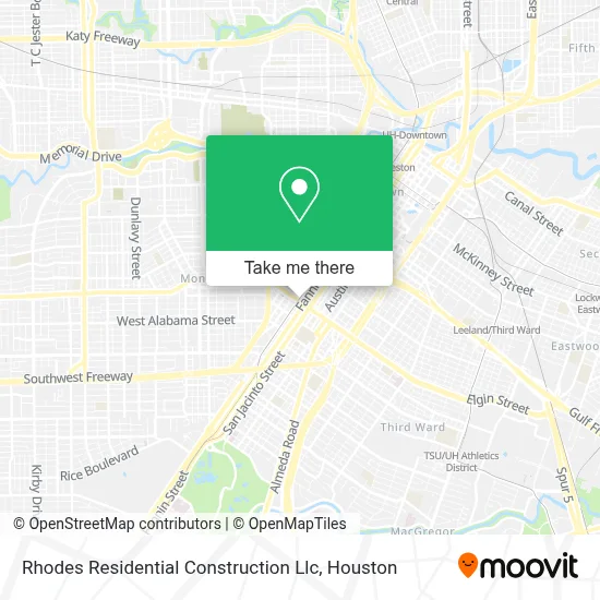 Rhodes Residential Construction Llc map