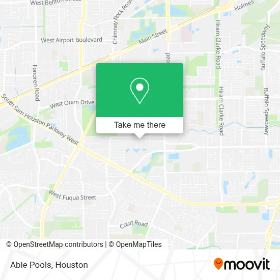 Able Pools map
