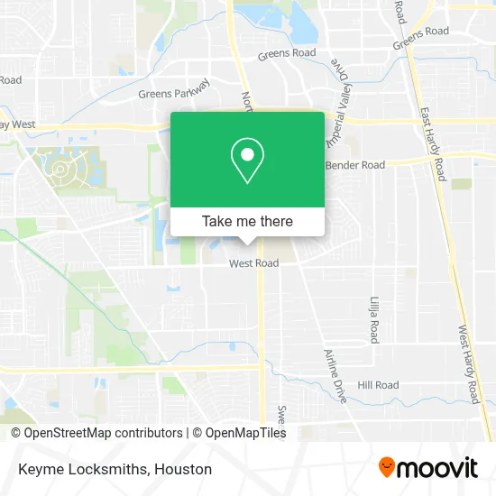 Keyme Locksmiths map