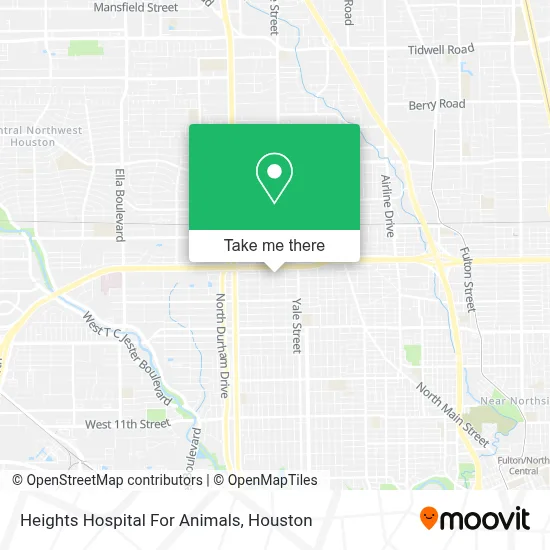 Heights Hospital For Animals map
