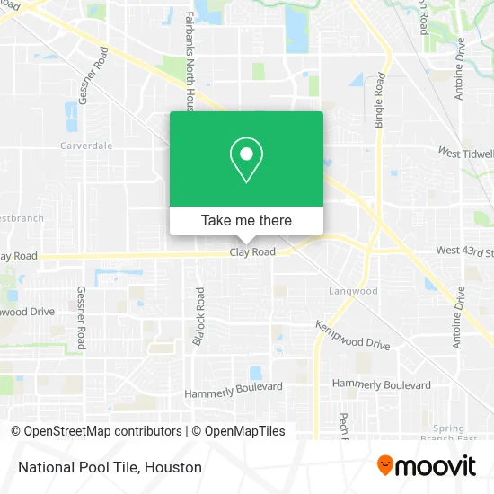 National Pool Tile map