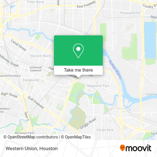 Western Union map