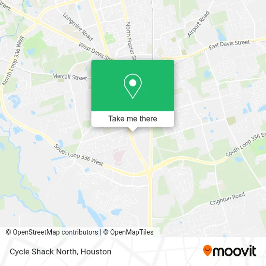 Cycle Shack North map