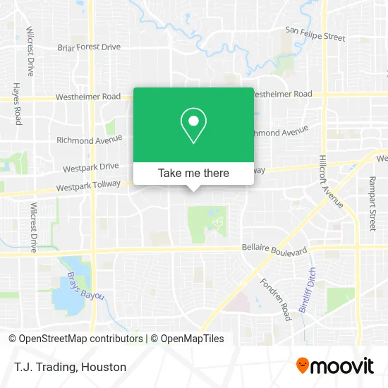 T.J. Trading map