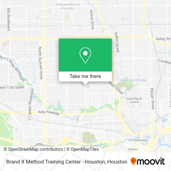 Brand X Method Training Center - Houston map