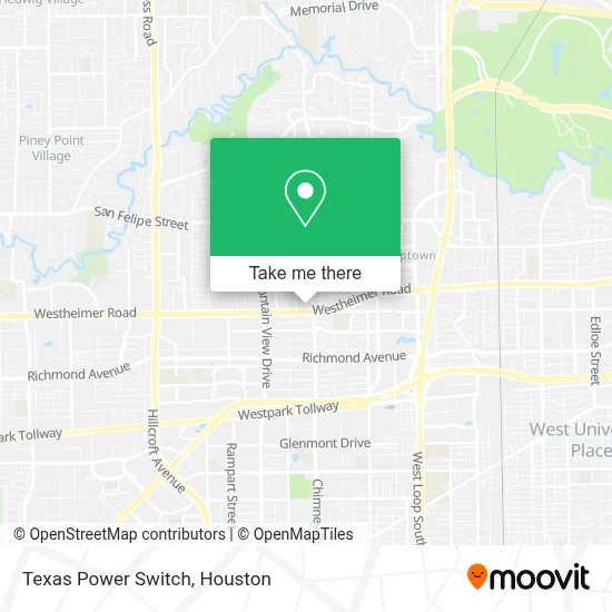 Texas Power Switch map
