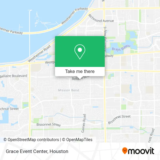 Grace Event Center map