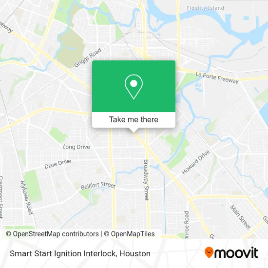 Smart Start Ignition Interlock map