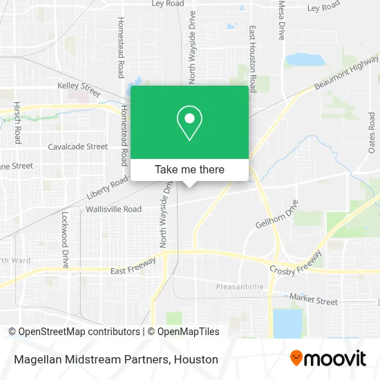 Magellan Midstream Partners map