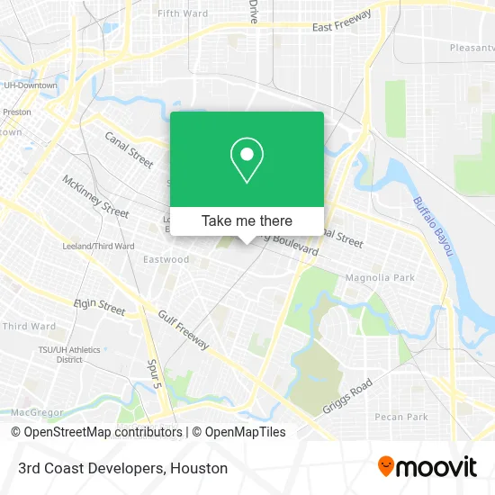 3rd Coast Developers map