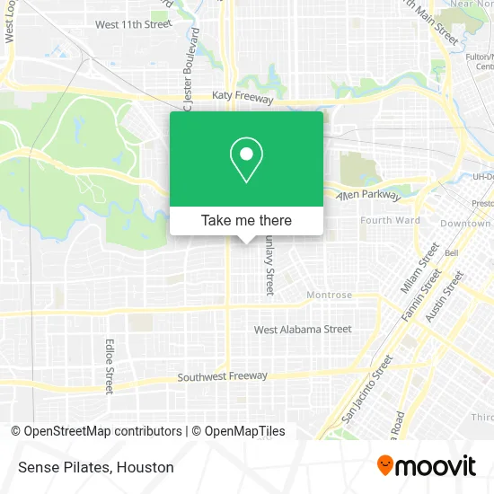 Sense Pilates map