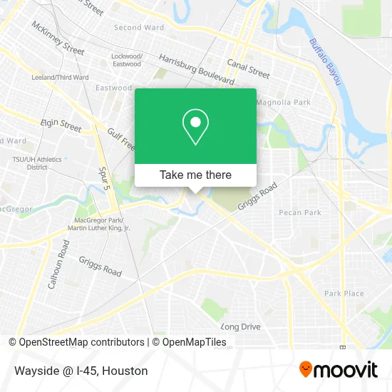 Wayside @ I-45 map