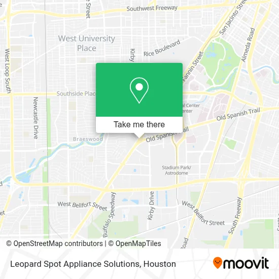 Leopard Spot Appliance Solutions map