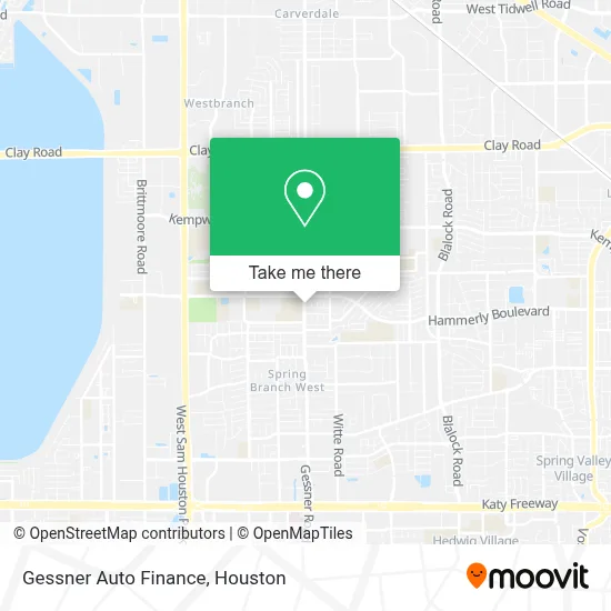 Gessner Auto Finance map