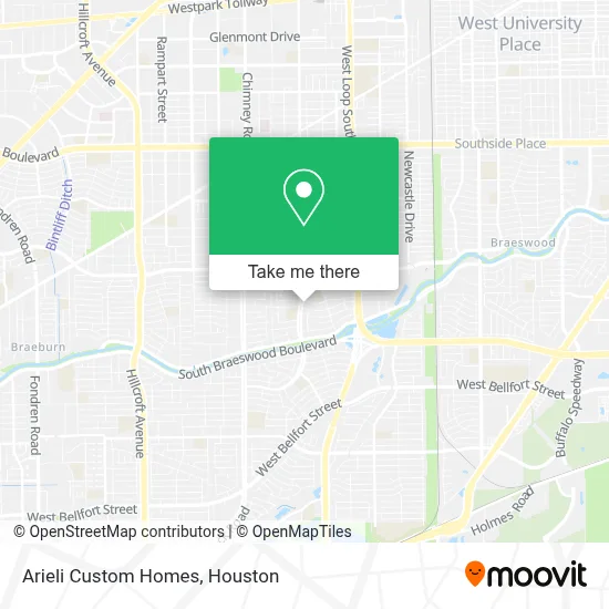Arieli Custom Homes map