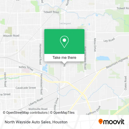 North Wayside Auto Sales map
