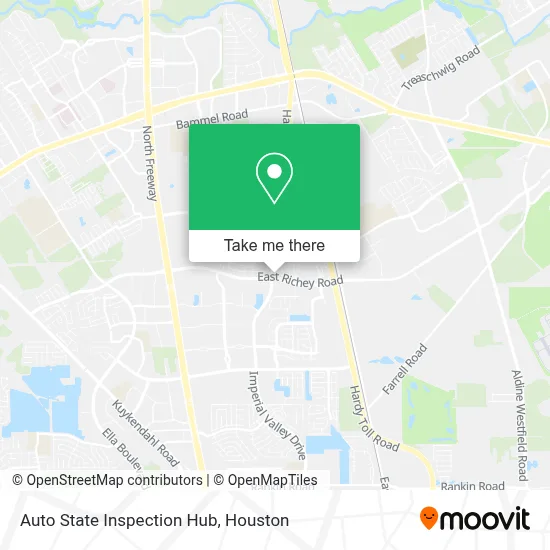 Auto State Inspection Hub map