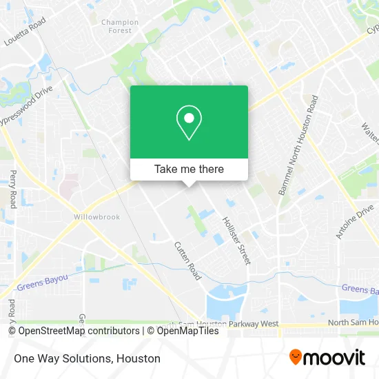 One Way Solutions map