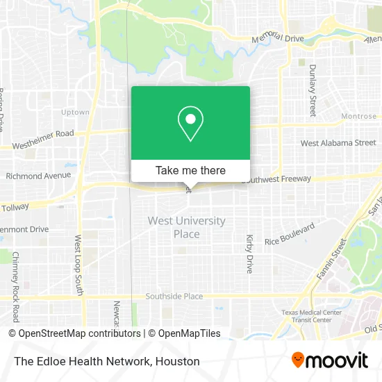 The Edloe Health Network map