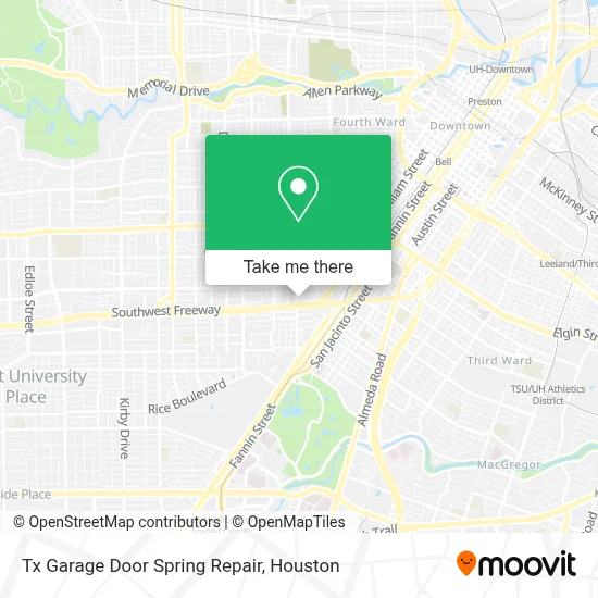 Tx Garage Door Spring Repair map