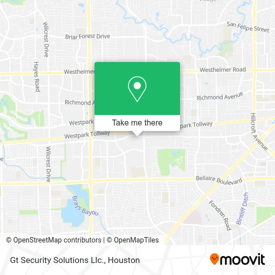 Gt Security Solutions Llc. map